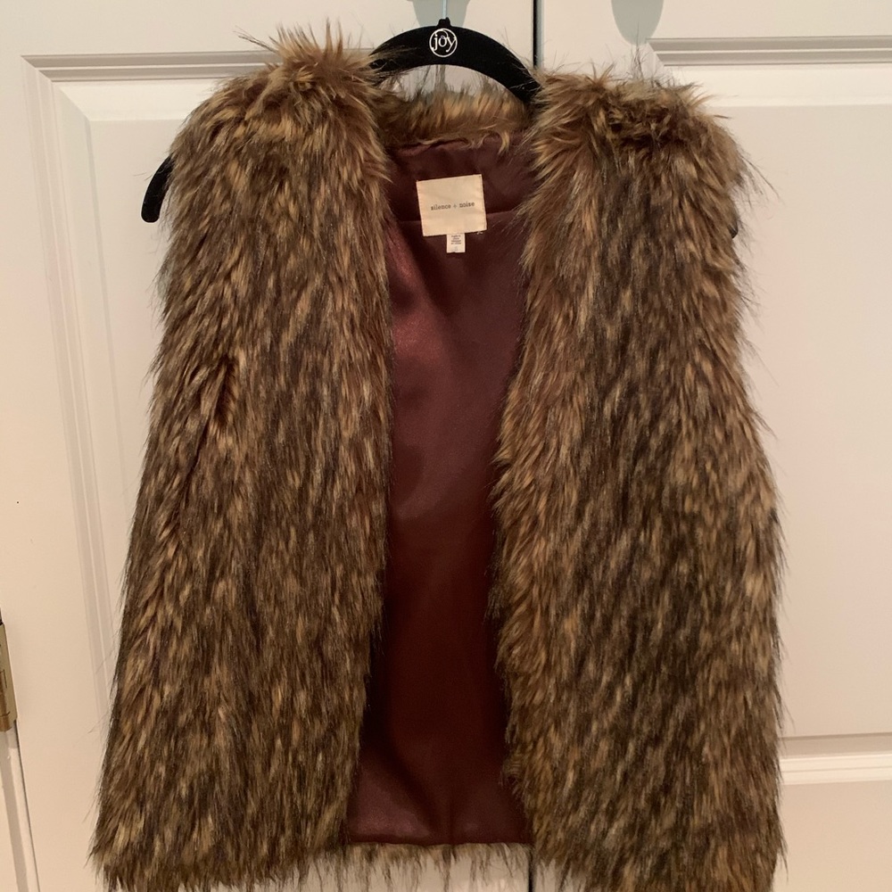 Silence + Noise Fur Vest